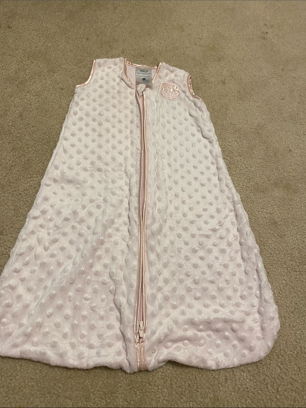 Halo baby girl sleep sack